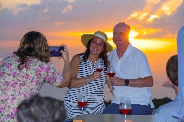 Santorini Premium Wine Tour Taste Dine and Sunset Magic