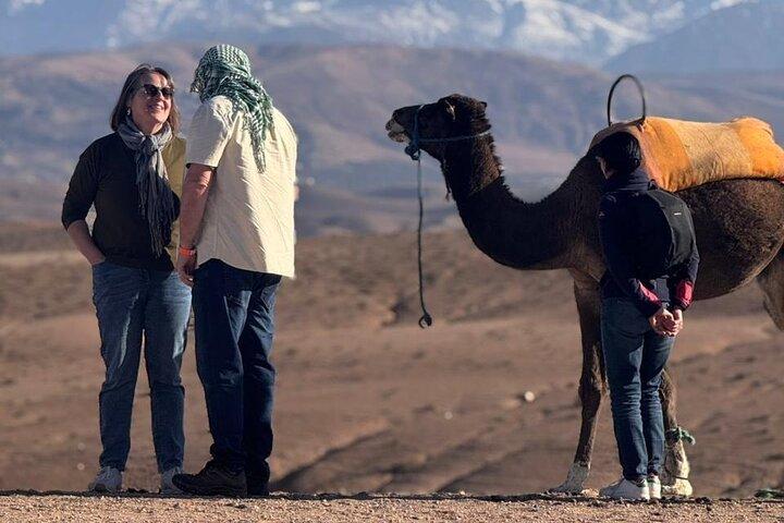 Marrakech Camel Ride Dinner and Fire Show in the Agafay Desert