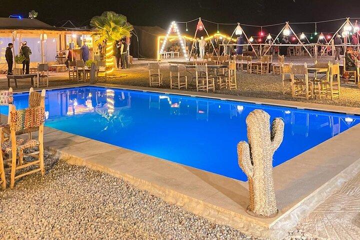 Marrakech Camel Ride Dinner and Fire Show in the Agafay Desert