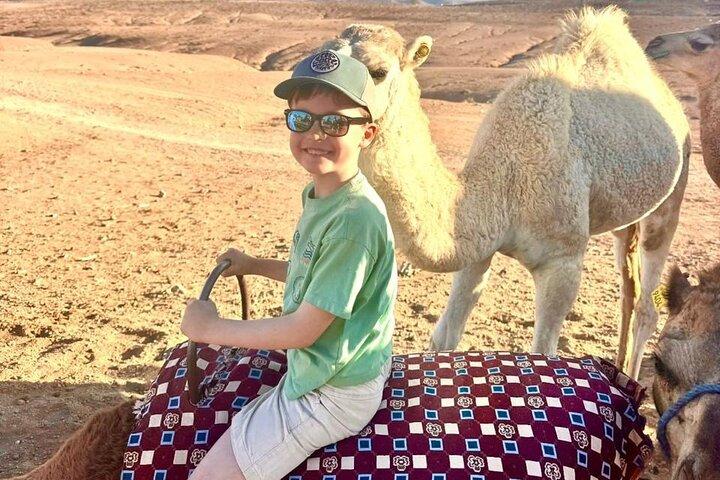 Marrakech Camel Ride Dinner and Fire Show in the Agafay Desert