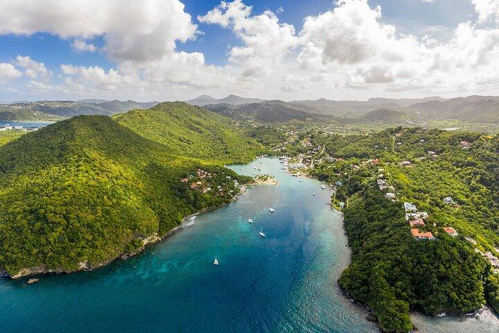 St. Lucia Marigot Bay Walking and Trekking Tour and Beach Stop