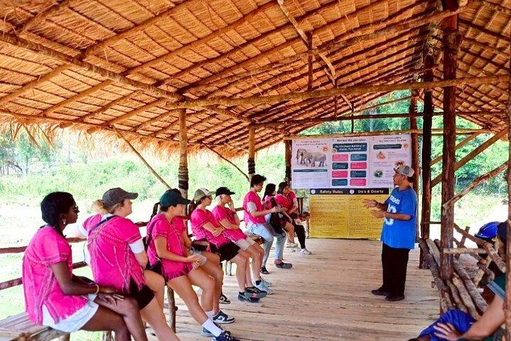 Chiang Mai Elephant Sanctuary Observation and Bamboo Rafting