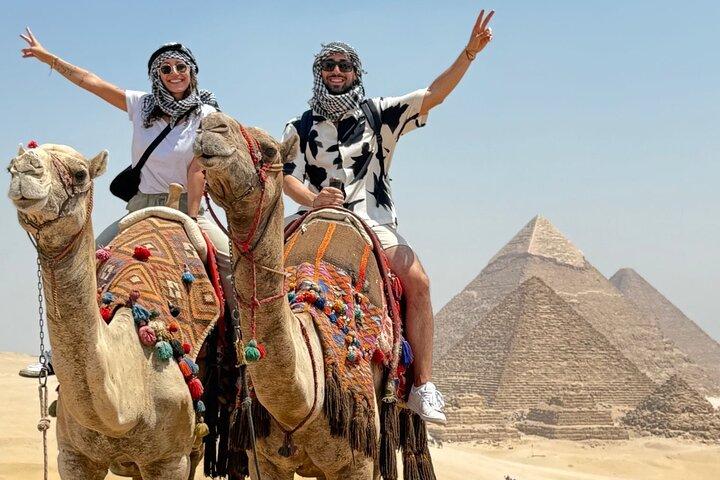 Giza Pyramids,Sphinx,Camel Ride,ATV Bike,Shopping, Dinner cruise