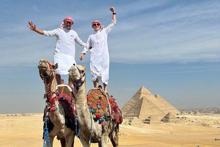 Giza Pyramids,Sphinx,Camel Ride,ATV Bike,Shopping, Dinner cruise