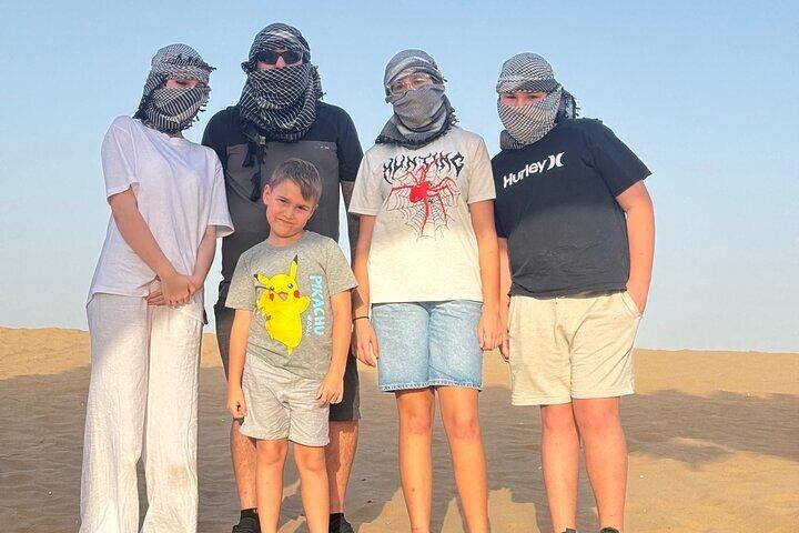 Vip Sunset Desert Safari with pick&drop and BBQ dinner & liveshow