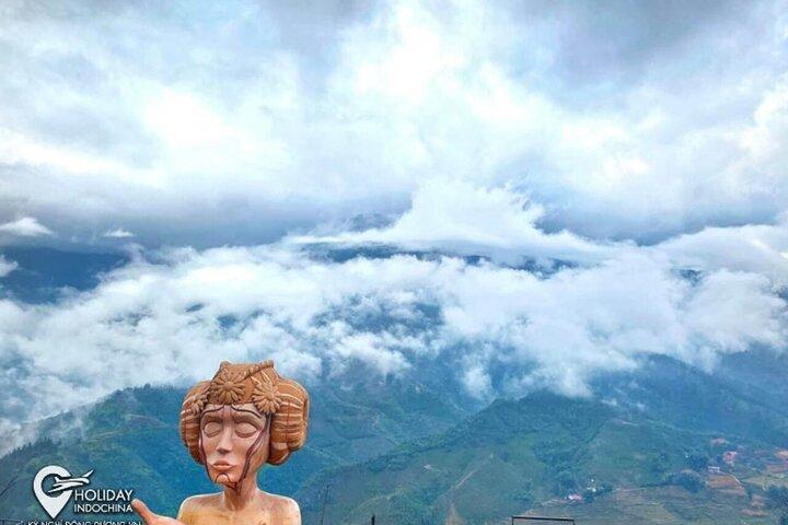 From Hanoi: Sapa 2 Day Trekking Lao Chai, Fansipan Peak and Moana