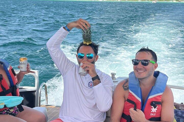All Included Bacalar Seven Color Lagoon Boat Tour From Costa Maya