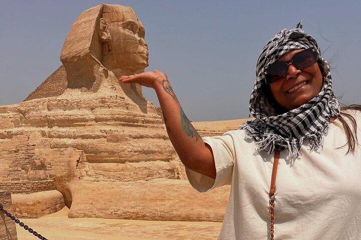 Giza Pyramids, Sphinx & Grand Egyptian Museum with Khan Bazaar