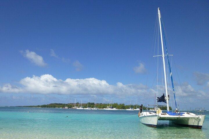Catamaran to Isla Mujeres with Open Bar from Playa del Carmen