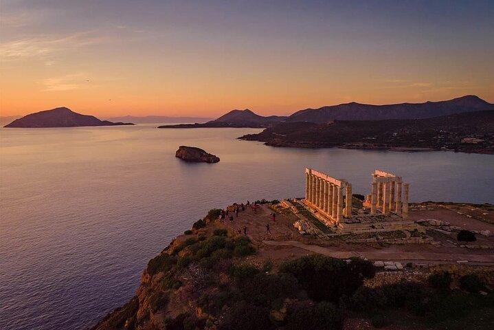 Cape Sounio and Temple of Poseidon Swimming and Sunset Tour