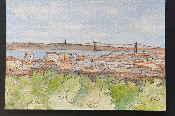 Lisbon Sketching Tour and Discover Hidden Views and Art