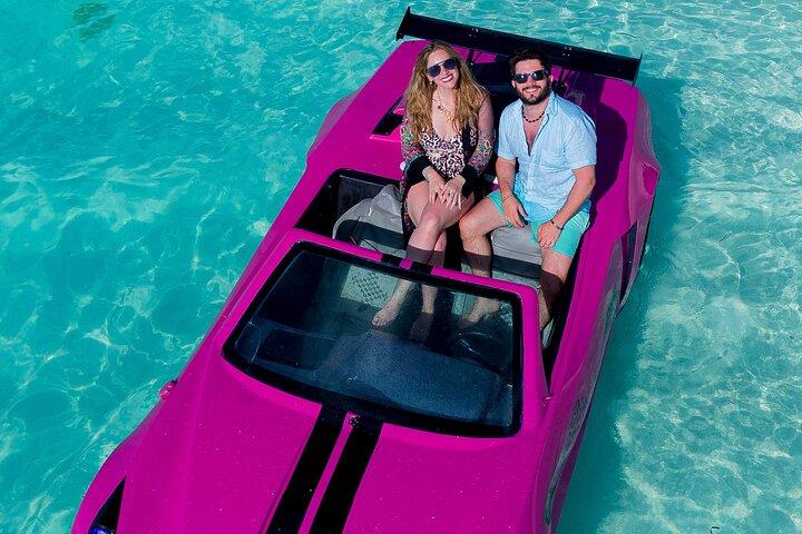 Zanzibar JetCar ride with drone video and transfer included