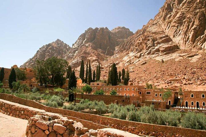 Saint Catherine Monastery and Dahab from Sharm El Sheikh by bus