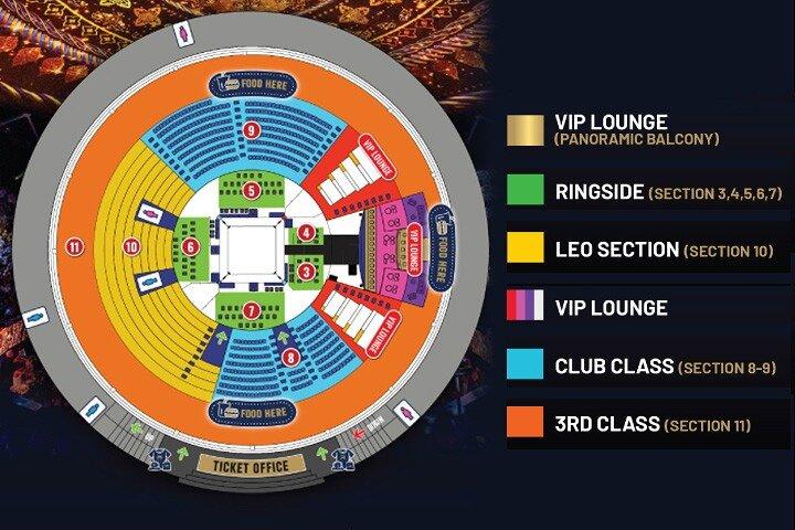 Muay Thai Boxing Match Tickets at Rajadamnern Stadium Bangkok