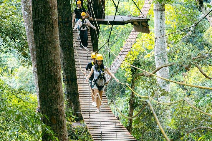 Flying Hanuman Zipline Experience Family Friendly Adventure