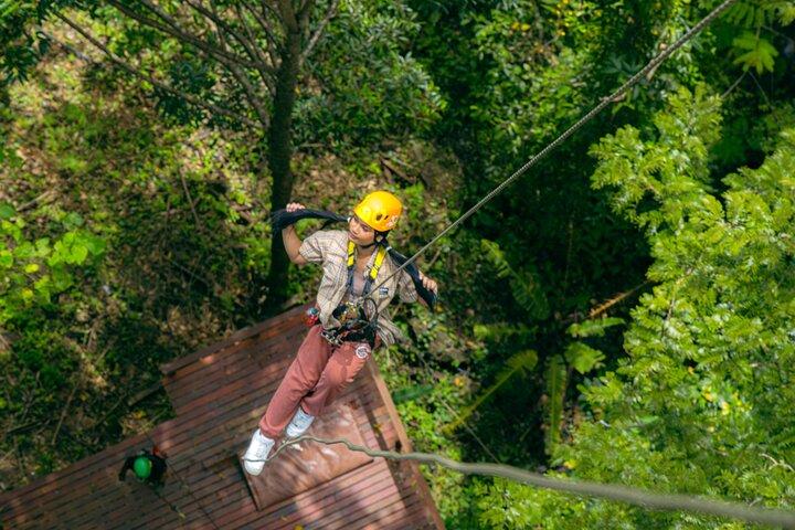 Flying Hanuman Zipline Experience Family Friendly Adventure