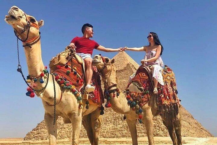 Full Day private trip to visit Giza Pyramids Sphinx Memphis and Sakkara