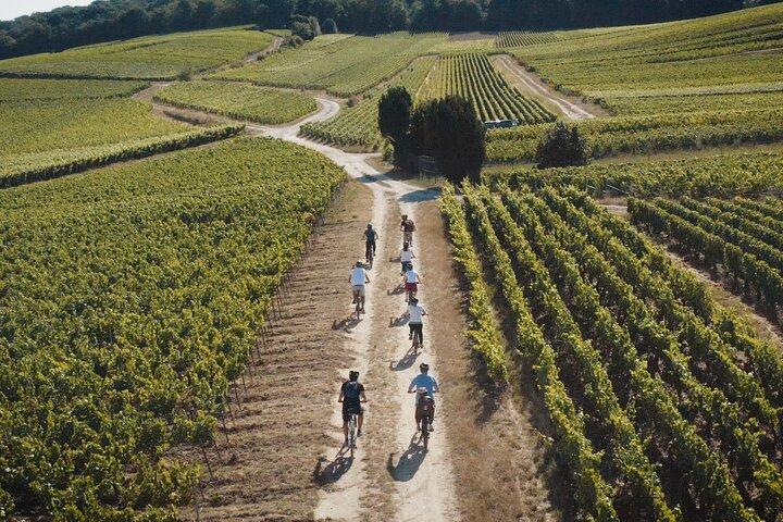 Reims: visit to Champagne by electric bike with tastings
