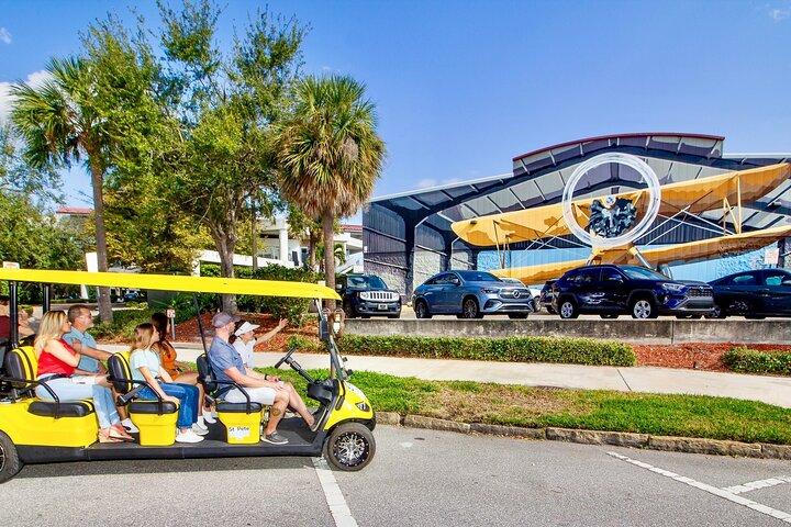 Guided St. Pete Sightseeing Tour in Deluxe Street Legal Golf Cart