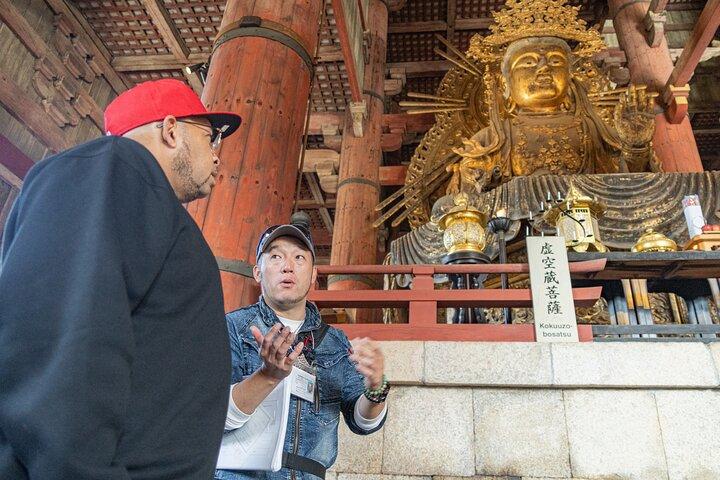 Nara Highlight Walking Tour with Furoshiki Experience with Lunch