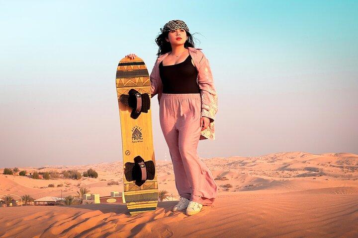 Abu Dhabi: Morning Dune Drive, Camel Ride & Sandboarding