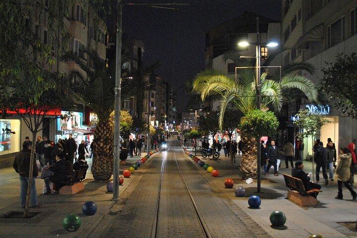 Istanbul Night Street Food and City Lights Walking Tour