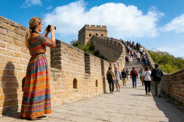 Beijing Private Tour to Badaling Great Wall and Longqing Gorge with Boat Ride