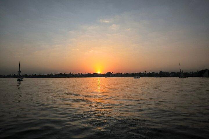 Sunset sailing by Felucca in Luxor 2 Hours Private