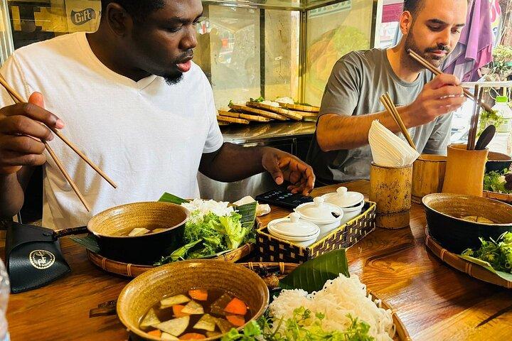 Small Group Hanoi Street Food Tour with Train Street