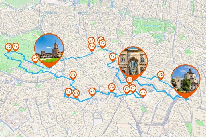 Milan Audio Guided Walking Tour 3h00 and 23 Audio Commentaries