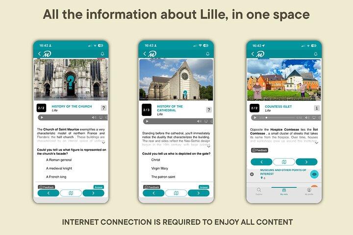 TOP Lille : Private guided tour with your mobile