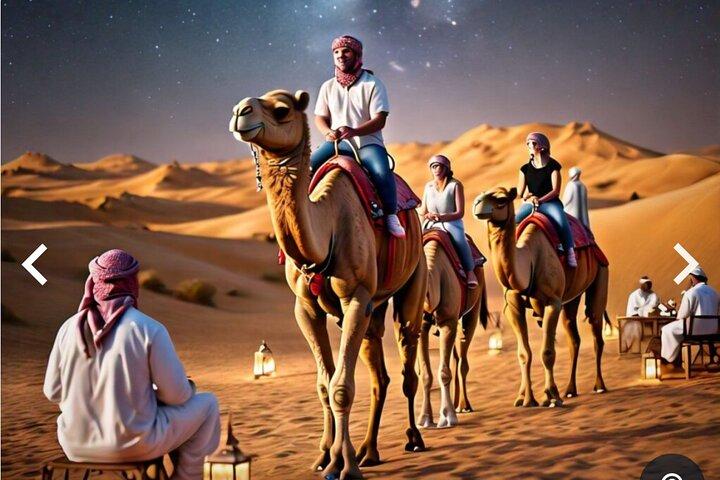 Dubai Desert Safari, Private Car Tour, Camel Ride, Sand-boarding