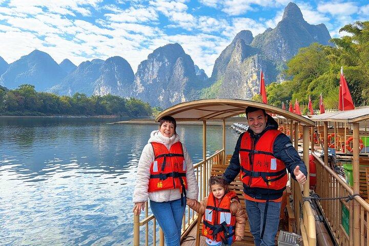 2 days highlights tours : Longji rice terraces & Li River cruise