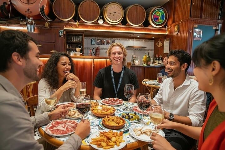 Night Tapas Walking Tour in Barcelona Modernist Area with Small Group and Dinner