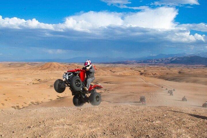Agafay Desert Sunset Quad, Camel Ride and Dinner Show