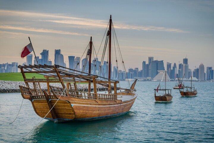Doha: Traditional Dhow Cruise With Sunset & Skyline View