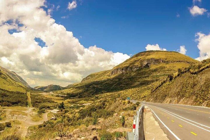 Middle of the World with Papallacta Hot Springs close to Quito