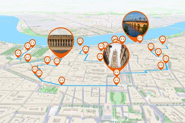 Bordeaux Audioguided Walking Tour 2h30 and 29 audio commentary