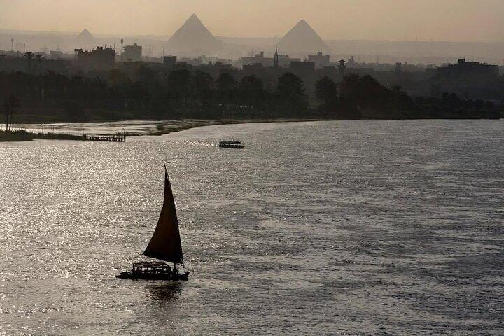 Grand Egyptian Museum Pyramids Sphinx & Bazaar Or Nile Felucca