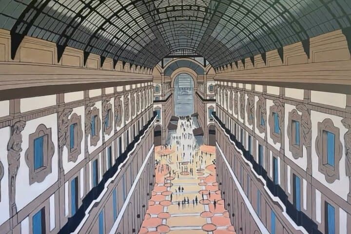 Cityscape Drawing Experience in Milan with Local Artist