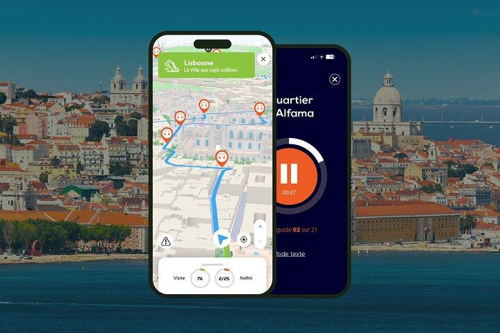 Lisbon Audio Guided Walking Tour 2h50 and 24 Audio Comments