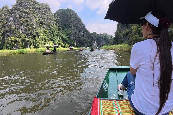 Mua Cave Panoramic View and Trang An Grottoes Private Day Tour