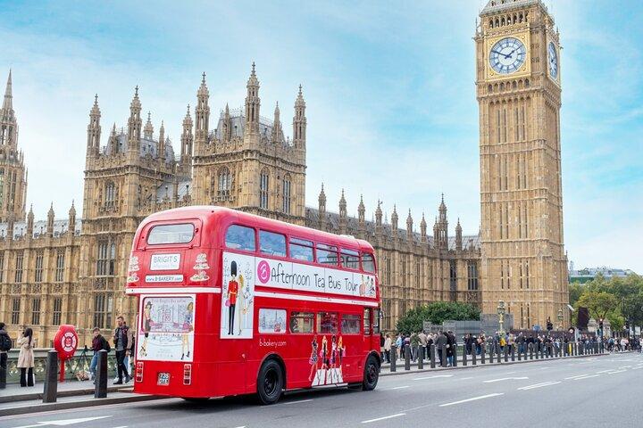 London #1 Afternoon Tea Bus Tour - 1960s Routemaster Bus