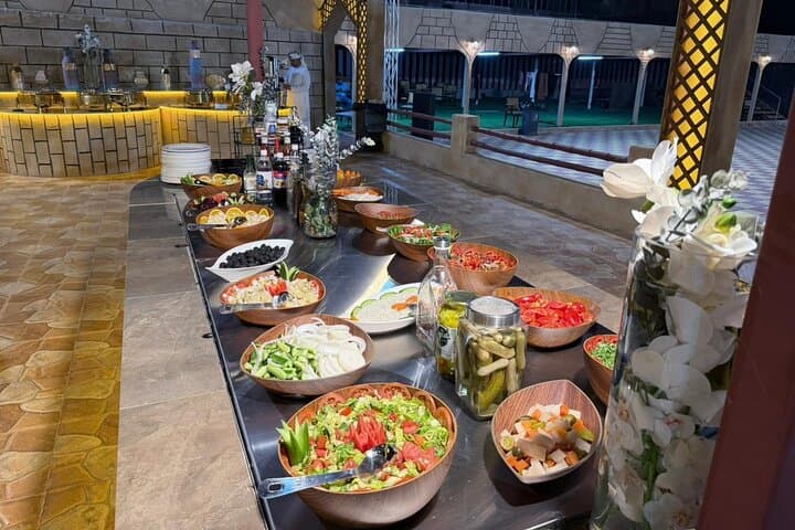 Dubai Evening Desert Safari Premium Camp BBQ Camel Falcon 5 Shows