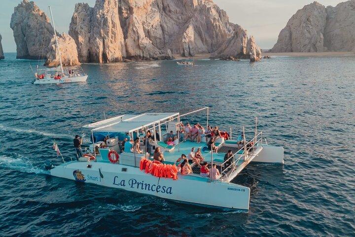 Catamaran Sunset Cruise with Open Bar in Cabo San Lucas