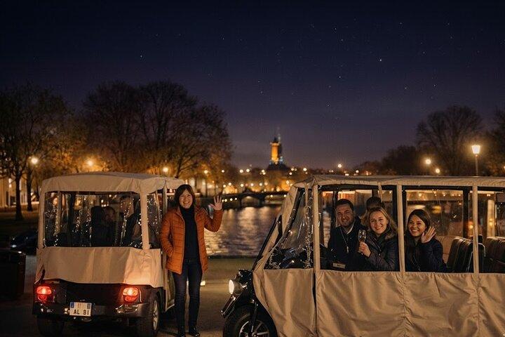 Paris by Night 2 Hour Private Golf Cart Tour
