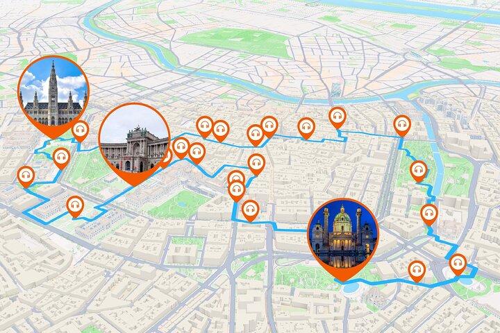 Vienna Audio Guided Walking Tour 3h10 and 26 Audio Commentaries
