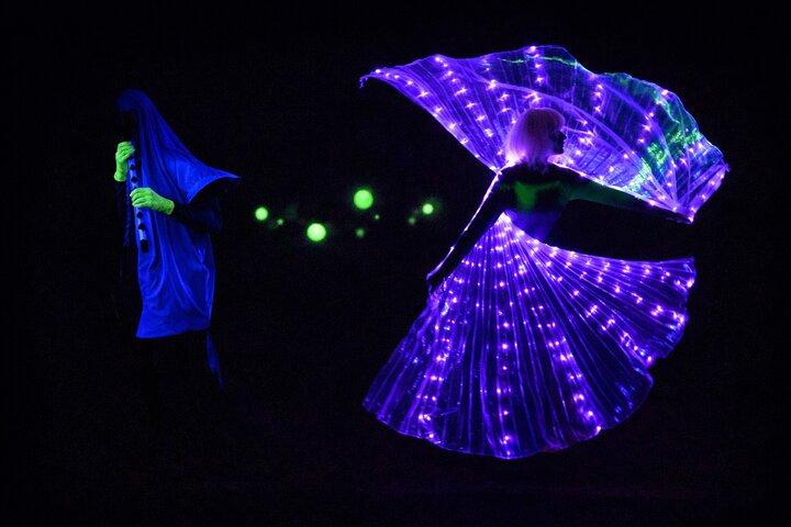 Underground Black Light Theatre Interactive Show in Prague