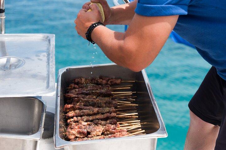 Corfu boat trip, swimming & BBQ