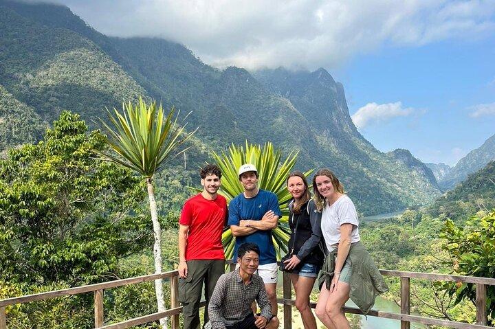 Luang prabang to Nong khiaw 2 day 1 night camping Nong Khiaw peak